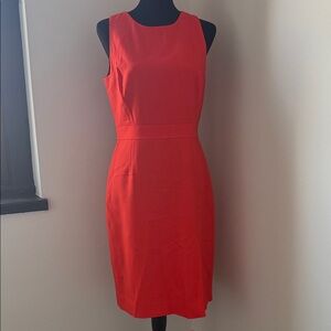 Elegant Red Sleeveless Dress